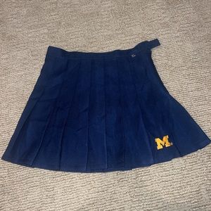 University of Michigan tennis skort